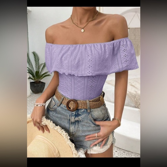 Womens over the shoulder bodysuit - Picture 5 of 7